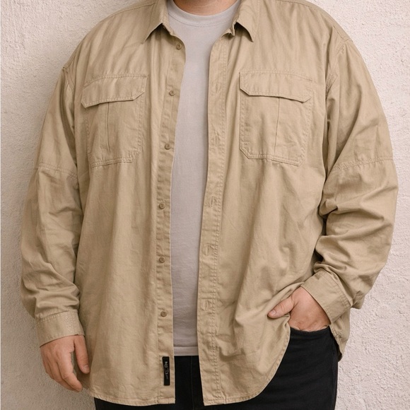 5.11 Tactical Other - 5.11 Tactical Series Shirt Men's 4x Khaki Button Up Long Sleeve Vented LOT OF 2